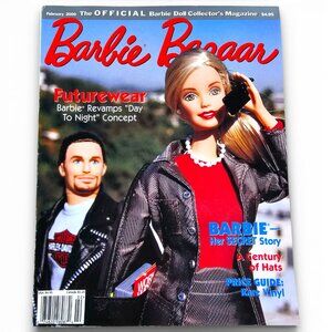 Barbie Bazaar Magazine Day to Night Hats February 2000 Volume 12 Issue 1 VTG